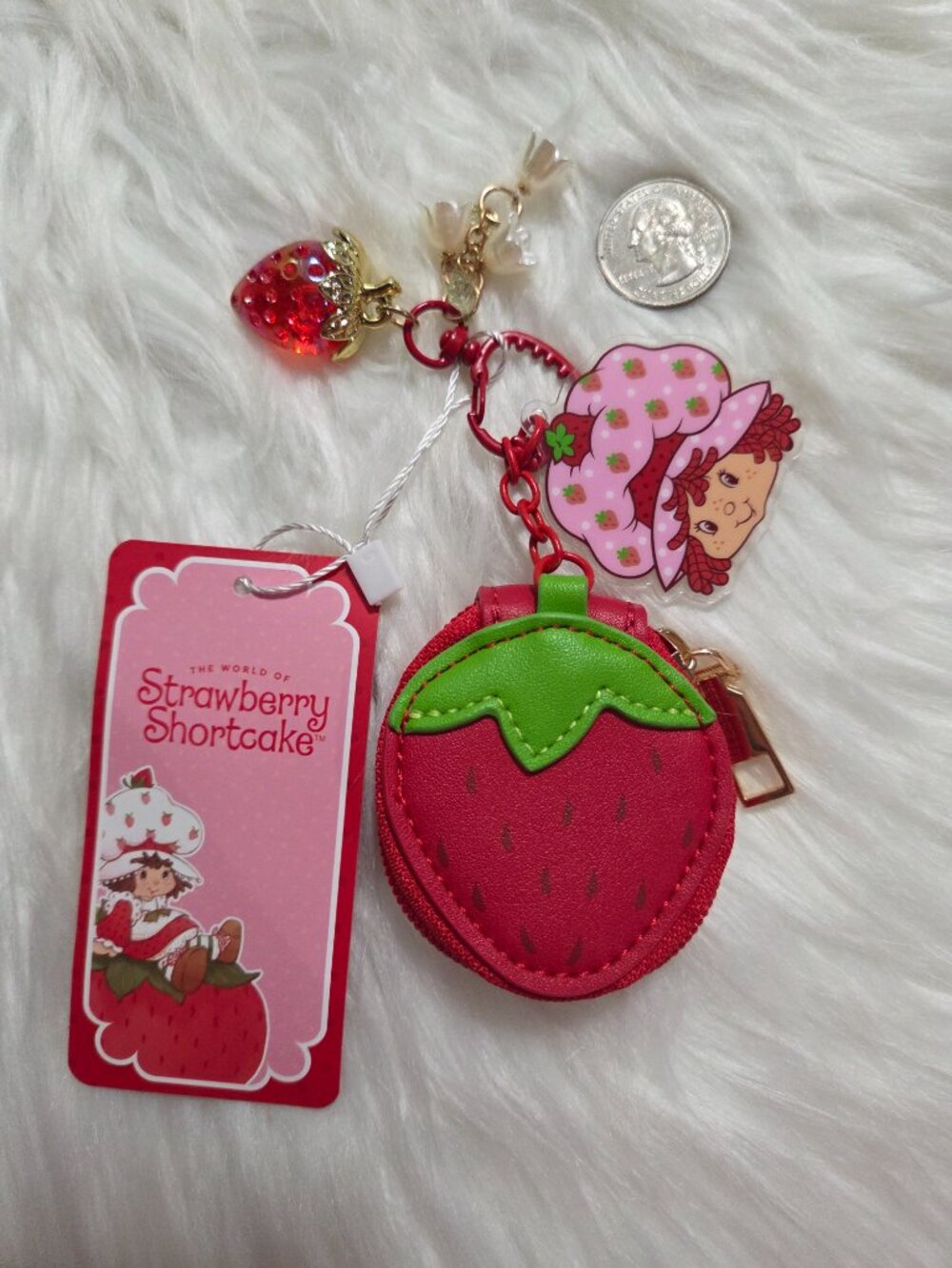 Strawberry Shortcake Coin Purse/Keychain - Picture 3 of 7